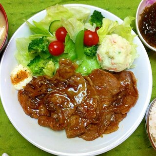 時短でもタレが濃厚★豚肉の生姜焼き